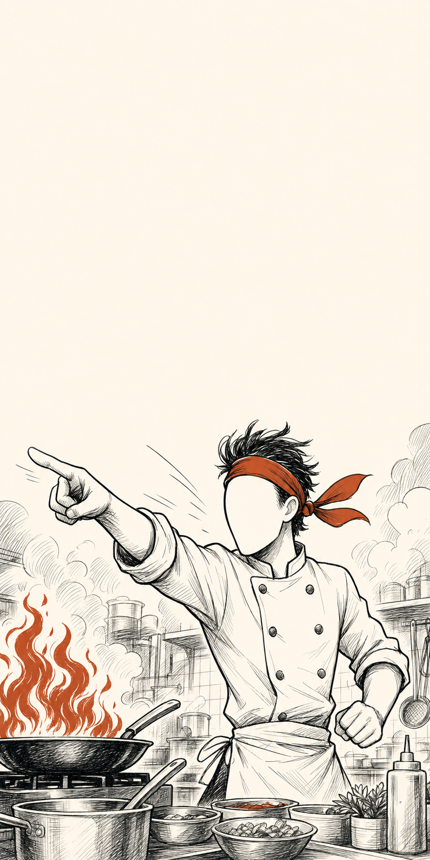 A chef's section at the end of service — organised chaos with warmth underneath